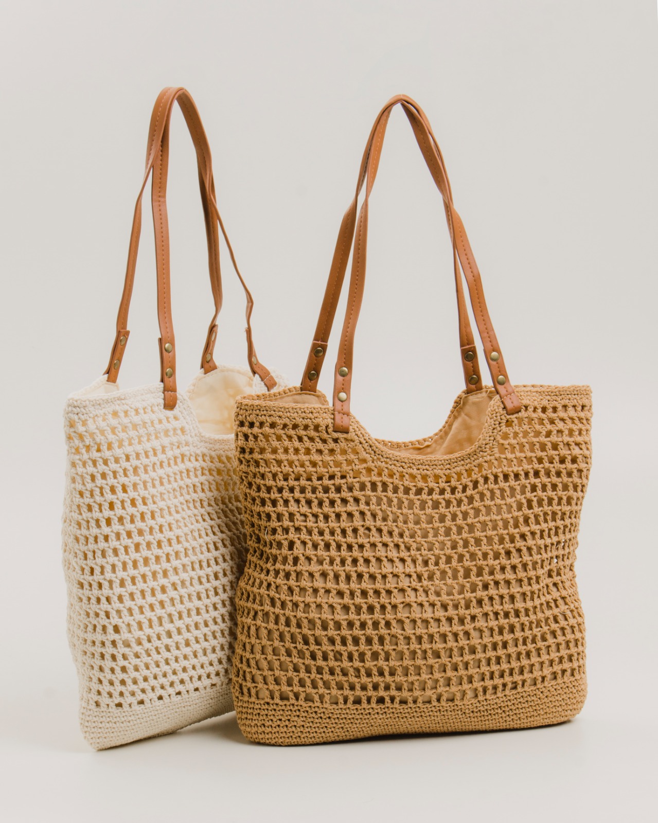 Bolsa tote em trama