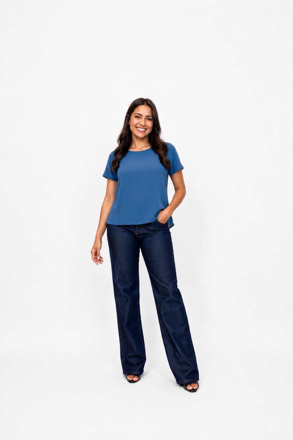 Blusa Lisa gola U