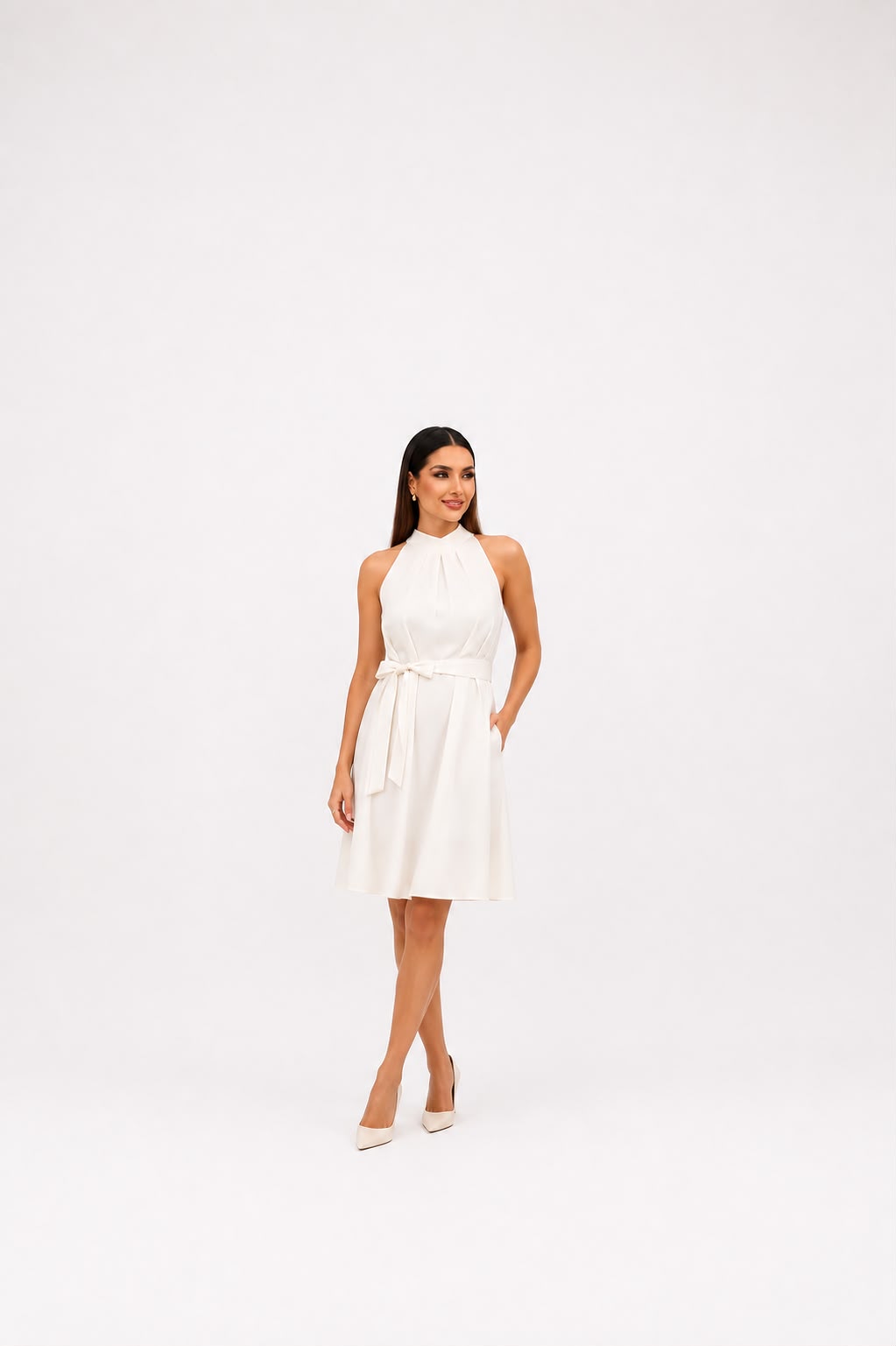 Vestido Midi C/ Faixa